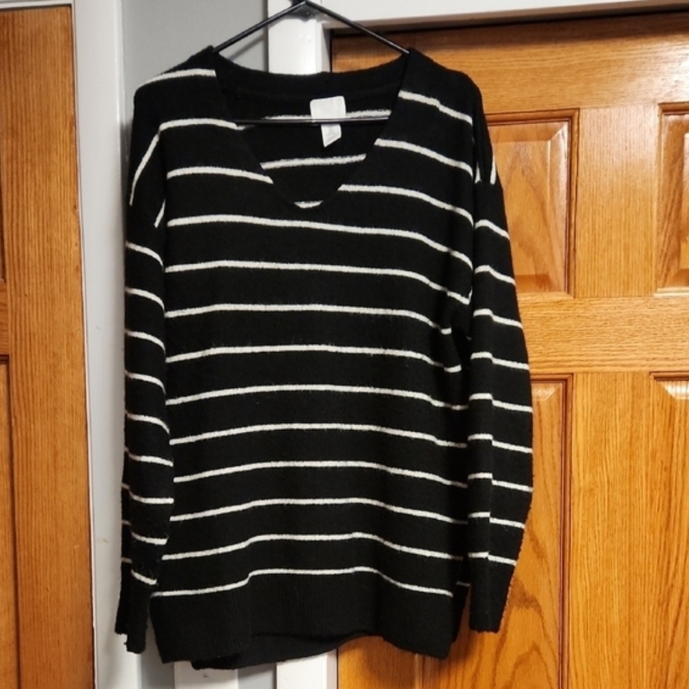 Striped Sweater and Cardigan Bundle - Picture 4 of 5